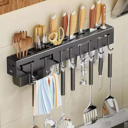 Kitchen floating cutlery organizer image 1