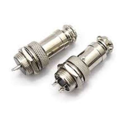 2Pin Male & Female Panel Cable Connector Aviation Plug image 1