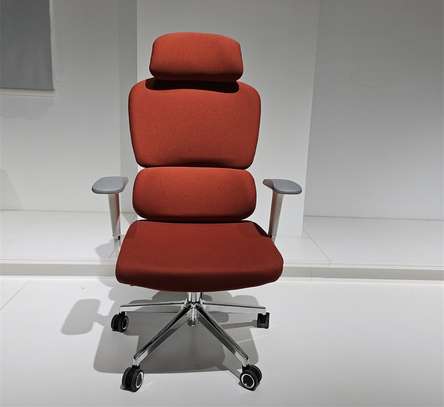 Orange Orthopedic Office Chair image 15