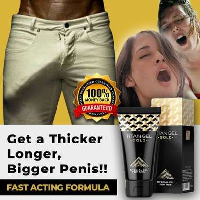 Titan Gel Penis Enhancement Cream Enlargement/Thickening Gel-gold image 1