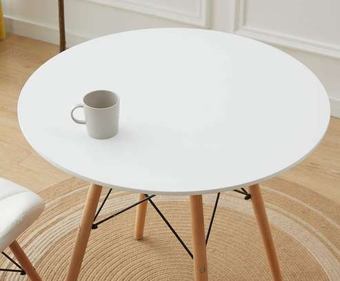 Dining Table : Round White Dining Table image 5