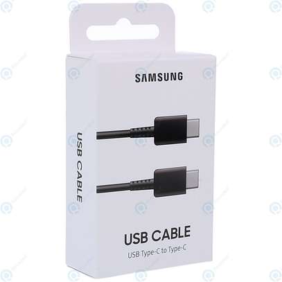 Samsung USB TYPE C TO USB TYPE C CABLE FOR SAMSUNG APPLE image 1
