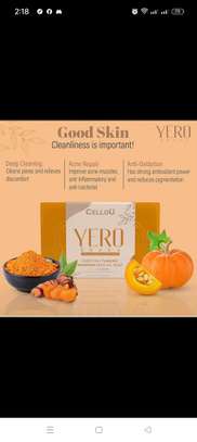 Yero Ghana tumeric and pumpkin soap image 4