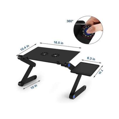 Multi-Angle Laptop Stand with Mouse Pad image 3