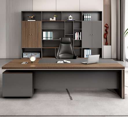 Ergonomic L-Shaped Office Desk for Executives [160cm] image 5