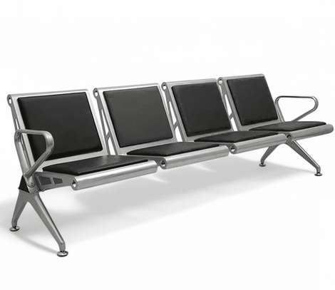 Office Bench: Heavy Duty 4-Seater Waiting Bench image 1