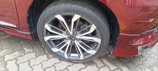 Toyota Harrier Premium Sunroof red Hybrid 2018 image 9