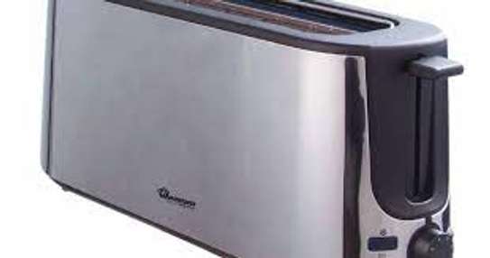 RAMTONS 2 SLICE WIDE SLOT POP UP TOASTER STAINLESS STEEL image 2