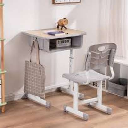 Kids Adjustable Height Homework Desk and Chair image 8