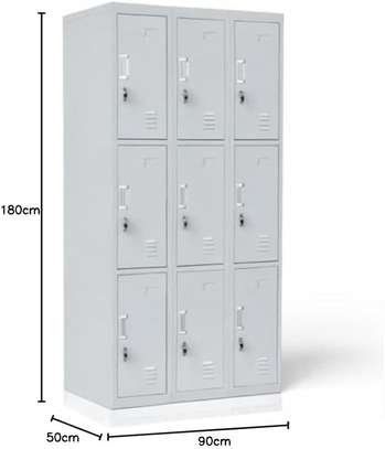 Office Cabinet: Nine Door Compartment Storage Cabinet image 6
