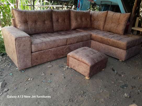 Brown 6seater sofa set on sale made by order image 3