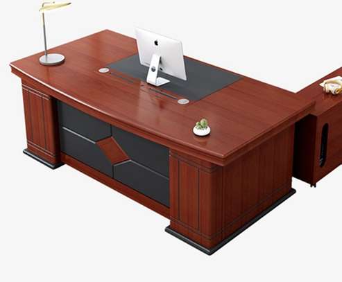 Office Desk : Office Mahogany Business Executive Desk image 5