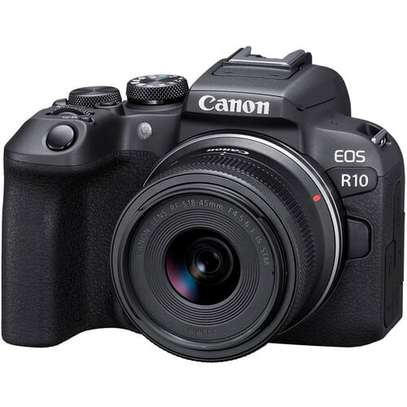Canon EOS R10 Mirrorless Camera with 18-45mm Lens image 1