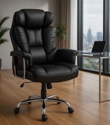Office Chair :  Butterfly Leather Adjustable Chair image 1