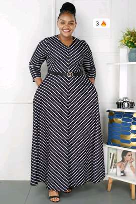 Stripped maxi dresses image 1