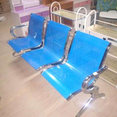 Imported morden bench waiting chairs 3 seater image 1