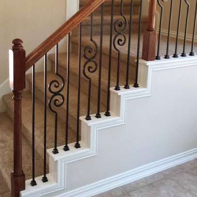 Handrails -mahogany for stairs and wall mountings image 3