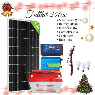 250w solar fullkit with invetre 600w image 2
