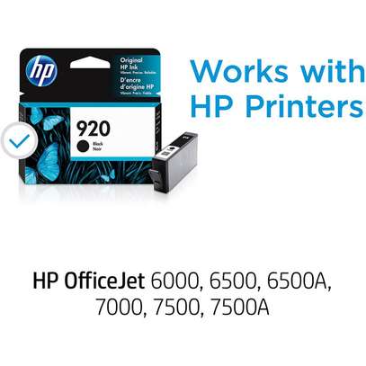 HP 920 ORIGINAL BLACK INK CARTRIDGE image 5