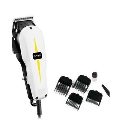 Progemei GM-1021 - Professional Electric Hair Clipper - White & Black image 1