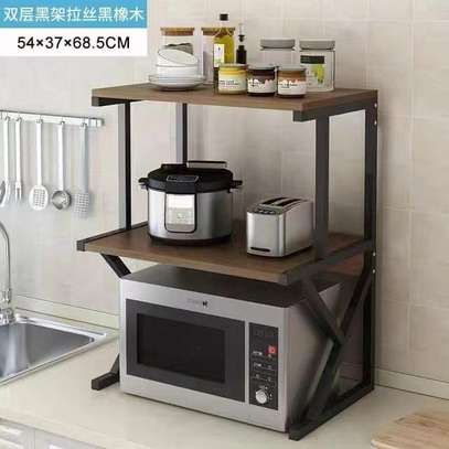 2 Layer Microwave stand image 2