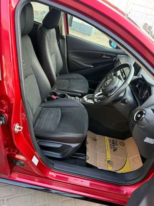 mazda demio 2019 model petrol red wine image 6