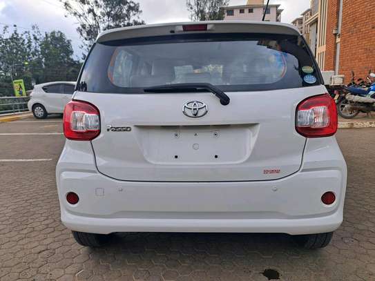 Toyota passo white color 2017 model fully loaded. image 9