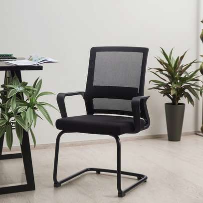 Stable Black Office Guest Chairs – Classic Design image 4