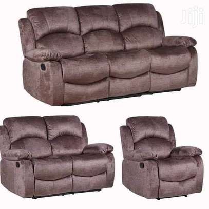 5/6 seater real recliner sofas image 7
