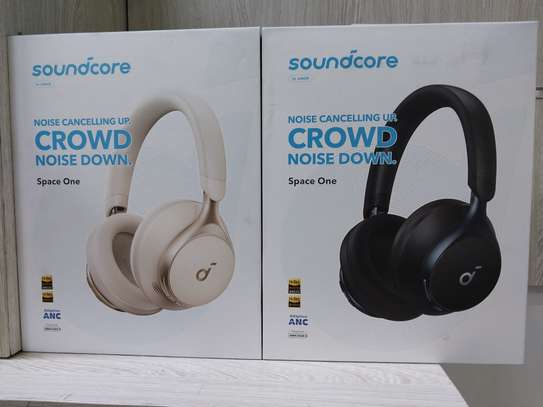 Anker Soundcore Space One ANC Headphones – Black image 1