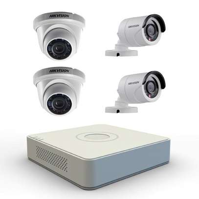 Hikvision 4 Camera CCTV Installation Kit image 1