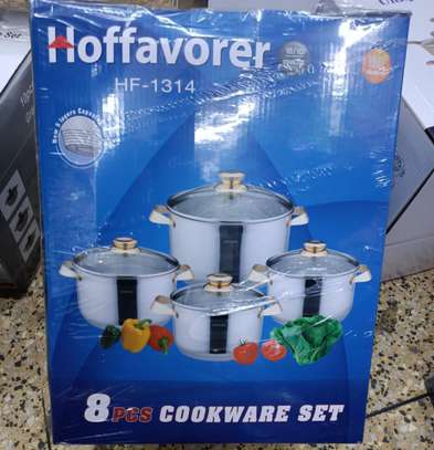 Hoffover 8pcs cookware set image 2