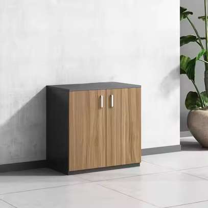 2-Doors Wooden Credenza Cabinet image 3