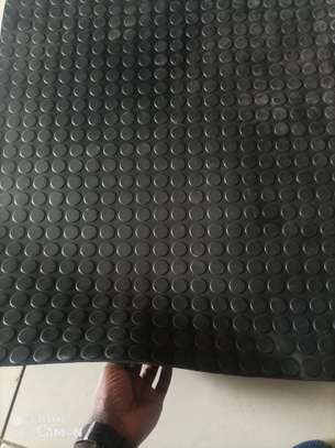 Anti-slip studded rubber flooring image 1