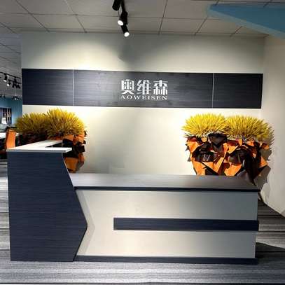 2.4m Modern Office Reception Desk image 6