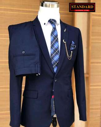 Navy Blue Slim fit Suit image 1