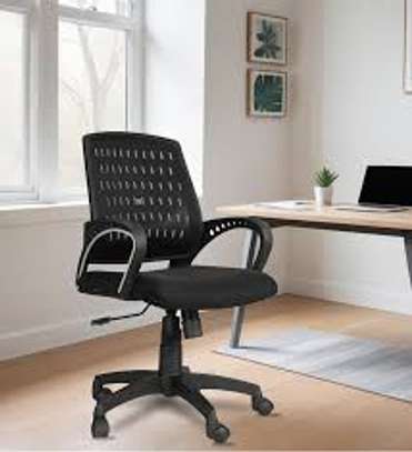Swivel Mesh Mid Back Secretarial Office Working Chair image 4