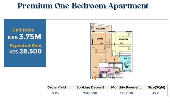 1 Bed Apartment with Gym in Kabete image 6
