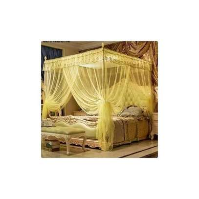SHARE THIS PRODUCT   Fashion Mosquito Net With Metallic Stand: varrying colours image 1