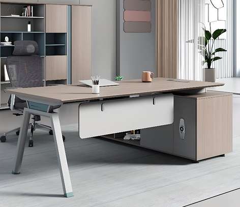 Office Desk:  Executive Modern Office Desk image 6