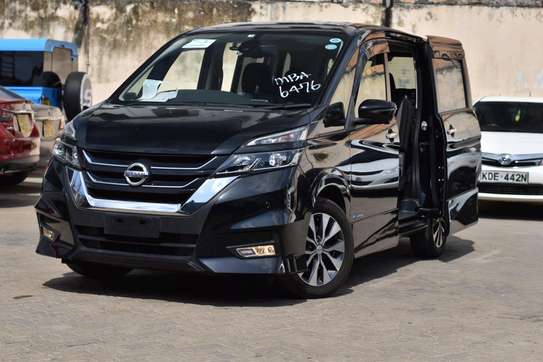 Nissan Serena highway Star hybrid ✨✨✨ 2018 Black image 2