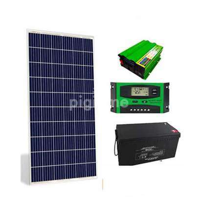 300 watts solar full kit with 3.1 subhoofer music system image 1