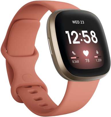 Fitbit Versa 3 Health & Fitness Smartwatch with GPS, 24/7 Heart Rate, Alexa Built-in 6+ Days Battery, image 1