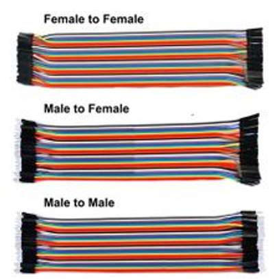 Male to Female Jumper/Connecting Wires image 1