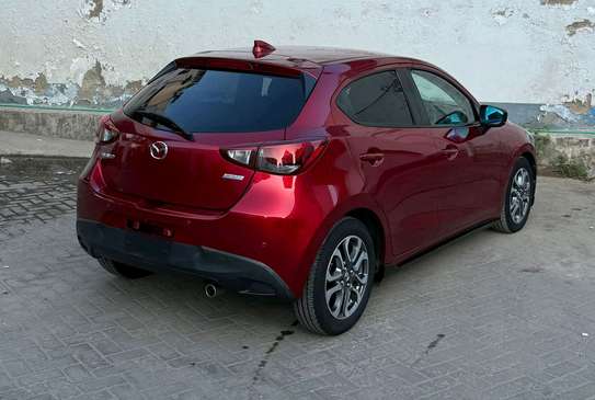 mazda demio 2019 model petrol red wine image 5
