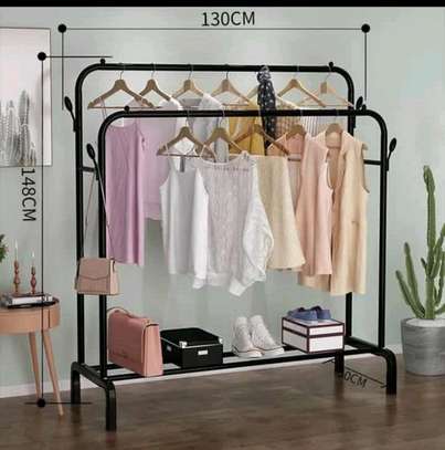 Double pole clothing rack* image 2