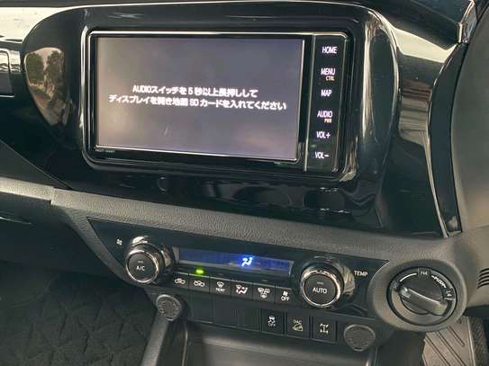 Toyota Hilux black color fully loaded 2019 model. image 5