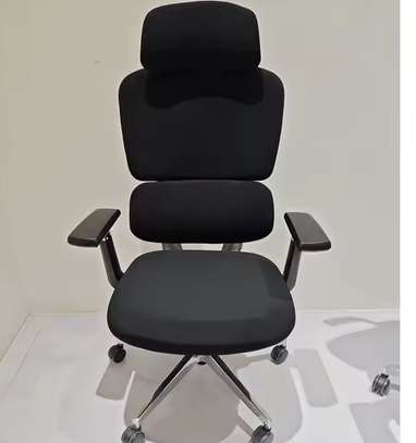 Office Chair; Orthopedic Full Fabric Detail Office Chair image 4