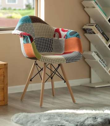 Arm Rest Patchwork Chair(Eames) image 3