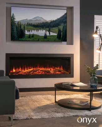 50-Inch Modern LED Electric Fireplace Heater image 2